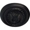 Ekena Millwork Saverne Ceiling Medallion, Hand-Painted Steel Gray, 18 1/2"W x 13 1/2"H x 1 7/8"P CM18SASGS - alternate 3